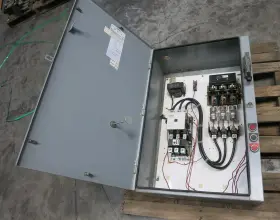 Siemens Scf-f27-u Size 4 Starter 200a Fusible Combination Combo Box 200 Amp Sxlfo Scf 3r