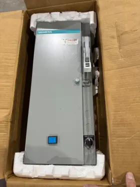 Scfnd12 Siemens Size 2 Combination Motor Starter 120v Coil 1 3 Phase Nema Fusible Fused