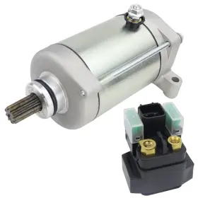 Soarider 18888 1s3-81890-00-00 12v Metal Starter Motor And Relay For 2006-2023 Yamaha Raptor 700 700r Rhino