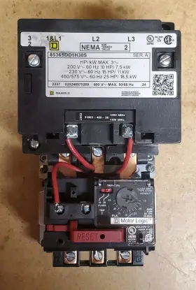 8536sdo1h30s Square D Motor Logic Starter Size 2 110/120vac Coil