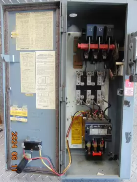 8538-sdg-14 Square D 60a Fusible Size 2 Starter Combination Box 60 Amp Combo 8536-sdo-1 C #3