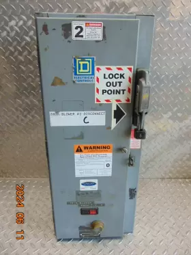 8538-sdg-14 Square D 60a Fusible Size 2 Starter Combination Box 60 Amp Combo 8536-sdo-1 C
