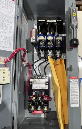 8538sbg32v01cp51p52sy74 Square D New Size 24v Coil 3 Phase Fused Fusible Combination Motor Starter