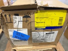 Square D 8538sbg62v02e4040sy74 New Size 120v Coil Single 1 Phase Fused Combination Motor Starter