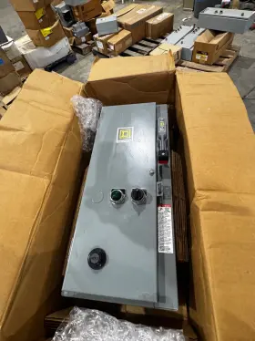 8538sbg62v80cff4p92tx22 Square D New Size 120v Coil 3 Phase Fusible Fused Combination Motor Starter