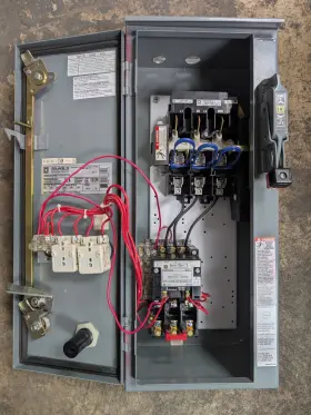 8538sca22v02cp1p2sx22y74 Square D Size 1 Fused 30a Combo Starter 3 600v