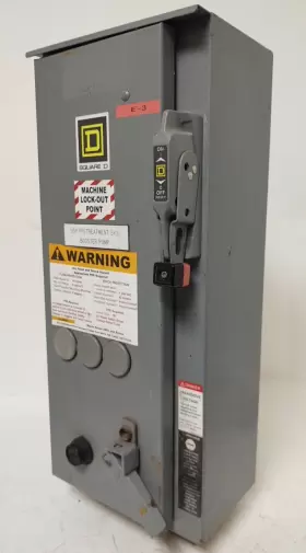 8538sca22v02s Square D Size 1 Combination Motor Starter Disconnect 120v Coil