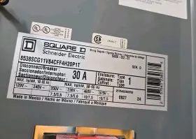 8538scg11v84cff4h20p1t Square D Ac Combination Motor Starter #3