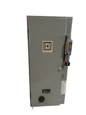 8538scg34v01s Square D Size 1 Fusible 30 Amp Indoor 3 Phase Combination Starter