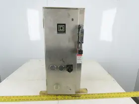 8538scw14v81cff4t Square D 30a 600v 10hp Max Stainless Steel Combo Starter