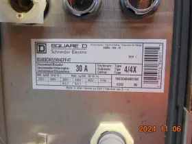 8538scw32v84cff4t Square D Ser I 30 Amp Stainless Combination Starter Type 4x #3