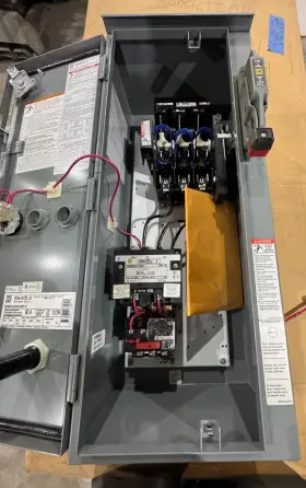 8538sda42v02ch30sy75 Square D Size 2 Combination Motor Starter 120v Coil 1 3 Phase Nema Fusible Fused #3