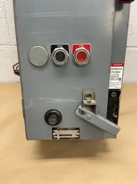8539-sca54 Square D Combination Starter Form A Ser 30a Disconnect Rating #3