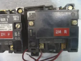8736sco8 Square D 8736 Size 1 Motor Starter Reversing 120v Coil Without Verload As Is #3