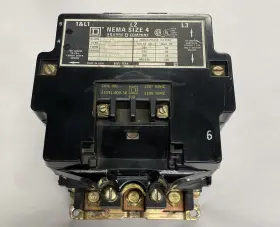8736sf0-1 Square D Size 4 Reversing Starter 135a 600v