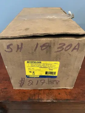 8911dpsg32v09 Square D New Definite Purpose Starter Breaker Box