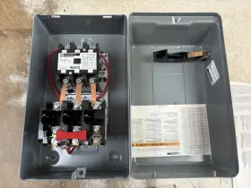 Square D 8911dpsg43v06 Magnetic Motor Starter Control 20hp 3ph 460v 40a