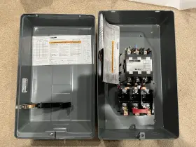 8911dpsg53v09 Square D New Definite Purpose Starter Breaker Box