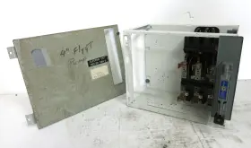 Square D Hu100-3mc Model 4 60a Fusible Feeder 12 Inch Mcc Bucket 60 Amp Fused Mod Unit 8998