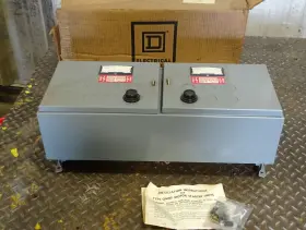 Qmbs8536111-120w Square D Twin Unit Non-reversing Enclosed Ac Magnetic Starters For Qmb Panelboar