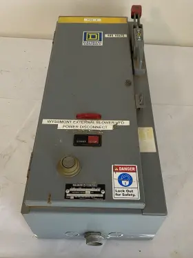 Sbg-14 Square D Class 8538 Fusible Disconnect Switch Scg 14 30amp Ser. C
