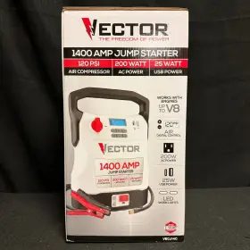 Vecj14c Vector Brand New 1400 Amp Jump Starter/compressor/usb And Ac Power #2