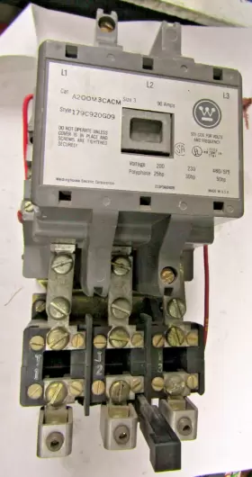 A200m3cacm Westinghouse Motor Starter Size 3 110-120v Coil Contacts 93%