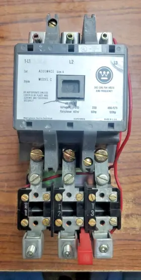 A200m4ce Westinghouse Nema Size 4 Starter 110/120v Coil 40-100hp Model C Cx24f