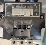 Square D 8536SFO1S Size Magnetic Starter 8536SFO1V02S 100HP At 460V. Fixed Price $625.00.