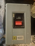 Square 30072-311-41 Enclosure With 2510MCG3 Magnetic Starter INSIDE...F104. Fixed Price $155.00.