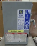 Square I-line Busway Switch PQ4606G 15-50HP 600V Max 60A Used Take Out /S5. Fixed Price $390.00.