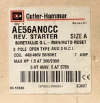 Eaton Cutler Hamnmer AE56AN0CC 440 480 Vac Size 7 Amp. Fixed Price $350.00.