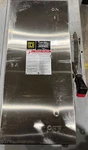 Square H323DS 100 Amp 240V 3P Fusible Safety Switch Disconnect Stainless. Fixed Price $699.00.
