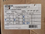 Siemens 17DSE92BF11 Fusible Combinations Starter. Fixed Price $499.00.
