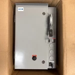 Eaton ECN1821CHE Combo Motor Starter Nema Enclosure 25HP 600VAC Size Hoa. Fixed Price $740.00.