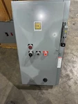 New Square Size 120V Coil 3 Phase Fused Fusible Combination Motor Starter. Fixed Price $199.00.