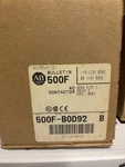 Allen Bradley 500F-BOD92 Ser. 115-120V 110V (br/wh) Nsmp. Fixed Price $255.00.