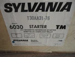 "new" Sylvania Magnetic Starter #T30AA31-76 Size 120-240V Phase. Fixed Price $270.00.