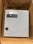 New Ge Size 120V Coil 3 Phase Combination Motor Starter Enclosure. Fixed Price $389.00.