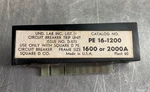 Square D PE16-1200 Rating Plug For Frame Breakers. Fixed Price $877.00.