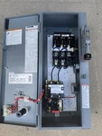 Square Combination Starter Type 30A Fusible Disconnect Size 27A Hp 120V. Fixed Price $899.99.