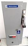 Size 1, 10HP Fusible Magnetic Motor Starter Combination Telemecanique A203C. Fixed Price $290.00.