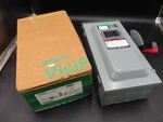 Square VHU362RB Pole 60 Amp Non Fusible Nema 3R Hd Disconnect Switch. Fixed Price $275.00.