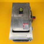 Square H323DS 100A 3-POLE Fusible Heavy Duty Safety Switch 240VAC/250VDC #1. Fixed Price $1209.99.