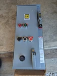 Square D 30 Amp Motor Starter Enclosure 8538SBA64V02ACFG6P21P22SX22Y74. Fixed Price $650.00.