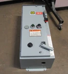 Square Motor Starter Combo 8538SDA44V81CFF4H30P45TX22Y74 Sz 8536SDO1H30S. Fixed Price $390.00.