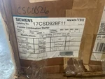 Siemens Size Fused 120V Coil Nema Combination Motor Starter 17CSD92BF11. Fixed Price $199.00.