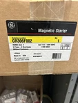 Magnetic Starter Ge CR306A102 Size 00 Pole Overloads Coil 115-120V 60HZ New. Fixed Price $1700.00.