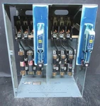 Square Mcc Motor Control Dual Feeder 17" Model 4 30/60 Amp Fuses. Fixed Price $195.00.