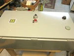 New Square Combo Ac Motor Starter Size 0, 120V Coil, 30A Disconnect .. VX-309. Fixed Price $389.00.